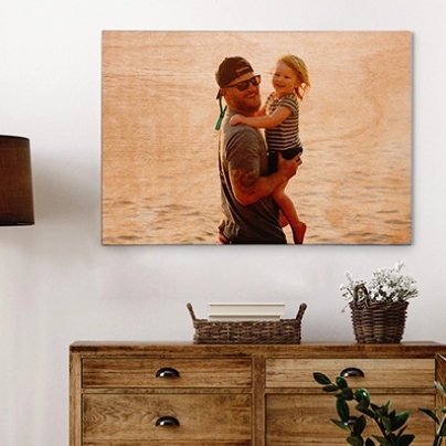 Custom Wood Photo Prints Father's Day Sale united states