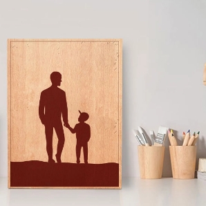 Engraved Wood Plaque Father's Day Sale united states