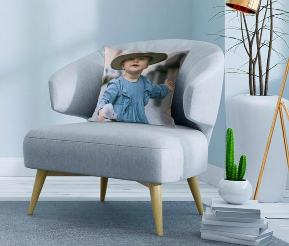 Give a distinct touch to your living room with custom pillows