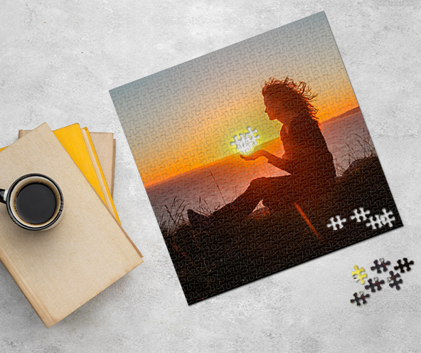 Enjoy Easy-To-Design 1000 Piece Photo Puzzle Creation!