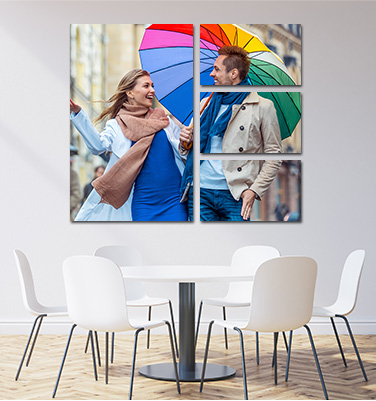 Print My Photo On Canvas Many Sizes & Split Panels Your Personalised Picture