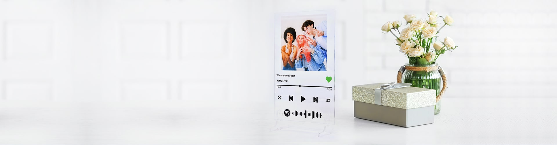 Tableau de Musique Spotify Code Personnalisé Plaque de Musique