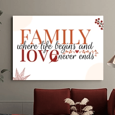 Family Thanksgiving Quotes Sale Usa CanvasChamp