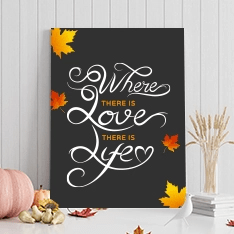Romantic Thanksgiving Quotes Sale Usa CanvasChamp