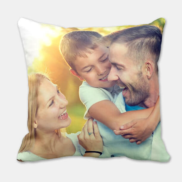 Personalised Photo Pillowcase Cushion Pillow Case Cover Custom Gift up to 8 pics 