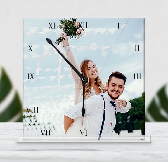 Personalised Custom CD Wall Clock Own Image Photo Design Picture Company Logo 