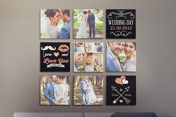 Personalized Wedding Canvas Prints Personalized Wedding Canvas Prints