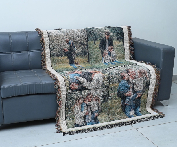 Print on Demand Jacquard Woven Blankets - Print API, Dropshipping