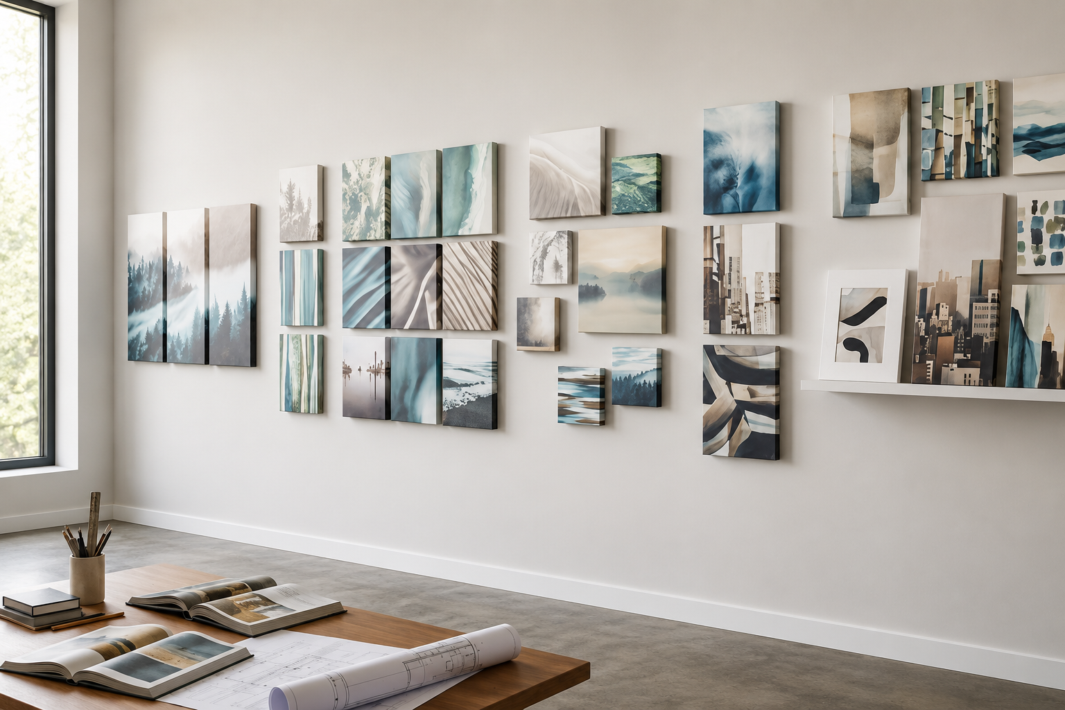 How to Arrange Canvas Prints on the Wall How to Arrange Canvas Prints on the Wall