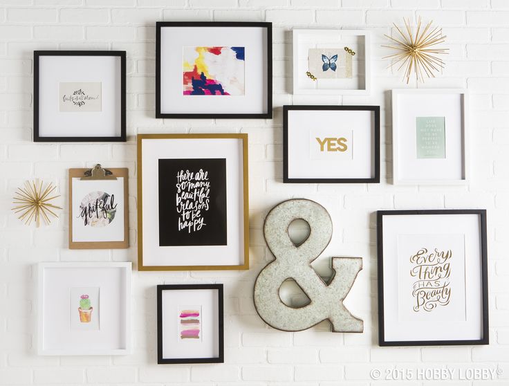 How to Create an Art Gallery Wall Photos