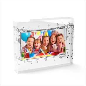 Acrylic Photo Block for Birthday Acrylic Photo Block for Birthday