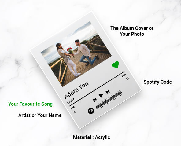 Customize Your Spotify Glass Plaque Customize Your Spotify Glass Plaque