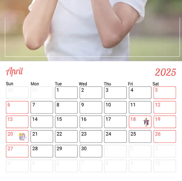 A Functional Printable Wall Calendar Personalized for Your Year A Functional Printable Wall Calendar Personalized for Your Year